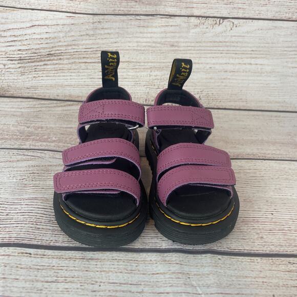Dr. Martens Klaire T Child Sz US 8 Sandals Gladiator Athena Purple 31642765 - Picture 4 of 11